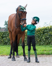 Load image into Gallery viewer, QHP Christmas Elf Helmet Cover-Calendar-Can Pro Equestrian Supply-Evolution Equestrian Co.