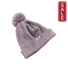 Load image into Gallery viewer, Shires Aubrion Fleece Lined Bobble Hat-Hat-Pegasus-Mauve-Evolution Equestrian Co.