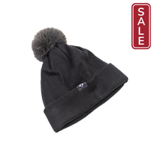 Load image into Gallery viewer, Shires Aubrion Fleece Lined Bobble Hat-Hat-Pegasus-Charcoal-Evolution Equestrian Co.