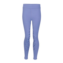 Load image into Gallery viewer, Shires Aubrion Kids Shield Winter Riding Tights-Breeches-Pegasus-Sky Blue-7-8 Years Old-Evolution Equestrian Co.