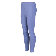 Load image into Gallery viewer, Shires Aubrion Kids Shield Winter Riding Tights-Breeches-Pegasus-Sky Blue-7-8 Years Old-Evolution Equestrian Co.