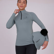 Load image into Gallery viewer, Shires Aubrion Child's React Winter Base Layer-Riding Shirts-Pegasus-Sky Blue-7-8 Years Old-Evolution Equestrian Co.