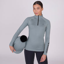 Load image into Gallery viewer, Shires Aubrion Child's React Winter Base Layer-Riding Shirts-Pegasus-Sky Blue-7-8 Years Old-Evolution Equestrian Co.