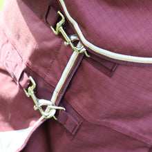 Load image into Gallery viewer, Shires Highlander Turnout Blanket 100g-Horse Blanket-Pegasus-69"-Maroon-Evolution Equestrian Co.