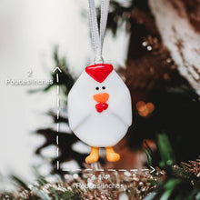 Load image into Gallery viewer, Station pôle Nord inc. - Décoration en verre fusionné Poule-Station pôle Nord inc.-Evolution Equestrian Co.