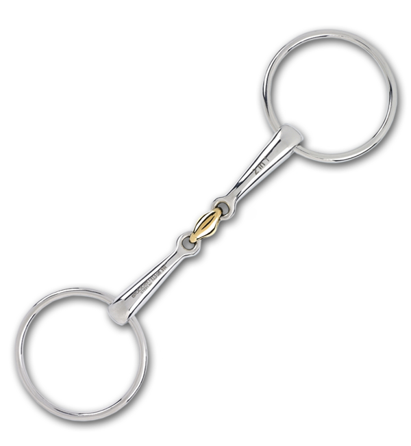 Stubben Steeltec 2 in 1 Loose Ring Snaffle with Copper Link