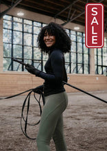 Load image into Gallery viewer, Street & Saddle Bronco Knee Patch Riding Leggings-Clothing-Consignment-Small-Black-Evolution Equestrian Co.