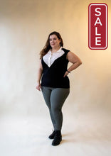 Load image into Gallery viewer, Street & Saddle Milton Menasco | Victory Gallop Sleeveless Equestrian Top-Riding Shirts-Consignment-Large-Black-Evolution Equestrian Co.