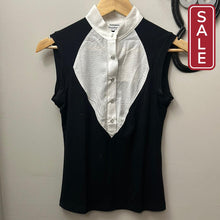 Load image into Gallery viewer, Street & Saddle Milton Menasco | Victory Gallop Sleeveless Equestrian Top-Riding Shirts-Consignment-Large-Black-Evolution Equestrian Co.