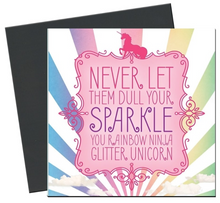 Load image into Gallery viewer, Tree Free Magnets-Toys-Can Pro Equestrian Supply-Ninja Glitter Unicorn-Evolution Equestrian Co.