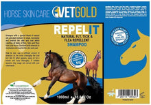 Load image into Gallery viewer, VetGold Repel It Shampoo-Pet Shampoo & Conditioner-VetGold Canada-1000 ml / 33.8 fl oz-Evolution Equestrian Co.