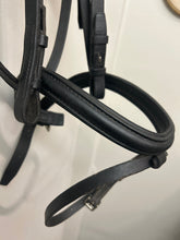 Load image into Gallery viewer, Vintage Stubben Black Snaffle Bridle with Reins-Bridle-Consignment-Evolution Equestrian Co.