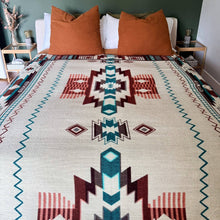Load image into Gallery viewer, Wylde Brigade Cotopaxi Aztec Reversible Blanket: Queen-Gift-Wylde Brigade-Evolution Equestrian Co.