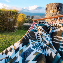 Load image into Gallery viewer, Wylde Brigade Esmeraldas Aztec Reversible Blanket: Queen-Gift-Wylde Brigade-Evolution Equestrian Co.