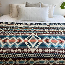 Load image into Gallery viewer, Wylde Brigade - Laguna Aztec Reversible Blanket: Queen-Home-Wylde Brigade-Evolution Equestrian Co.