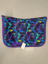 Load image into Gallery viewer, 27 Cedar Custom Jumper English Saddle Pads-Western Saddle Pad-27 Cedar Custom Saddle Pads-Kynaite Blue - Full-Evolution Equestrian Co.