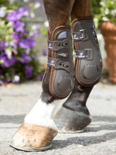Load image into Gallery viewer, LeMieux Impact Responsive Tendon Boots-Horse Boots-LeMieux-Brown-Medium-Evolution Equestrian Co.