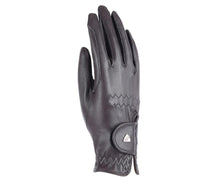 Load image into Gallery viewer, Shires Aubrion Leather Riding Gloves-Riding Gloves-Pegasus-XSmall-Black-Evolution Equestrian Co.
