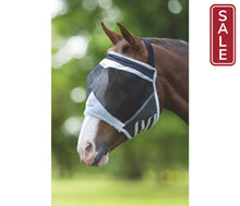Load image into Gallery viewer, Shires Fine Mesh Earless Fly Mask-Fly Mask-Pegasus-Pony-Black-Evolution Equestrian Co.