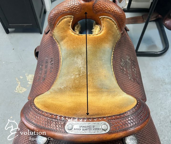 Measuring a Western Saddle Seat