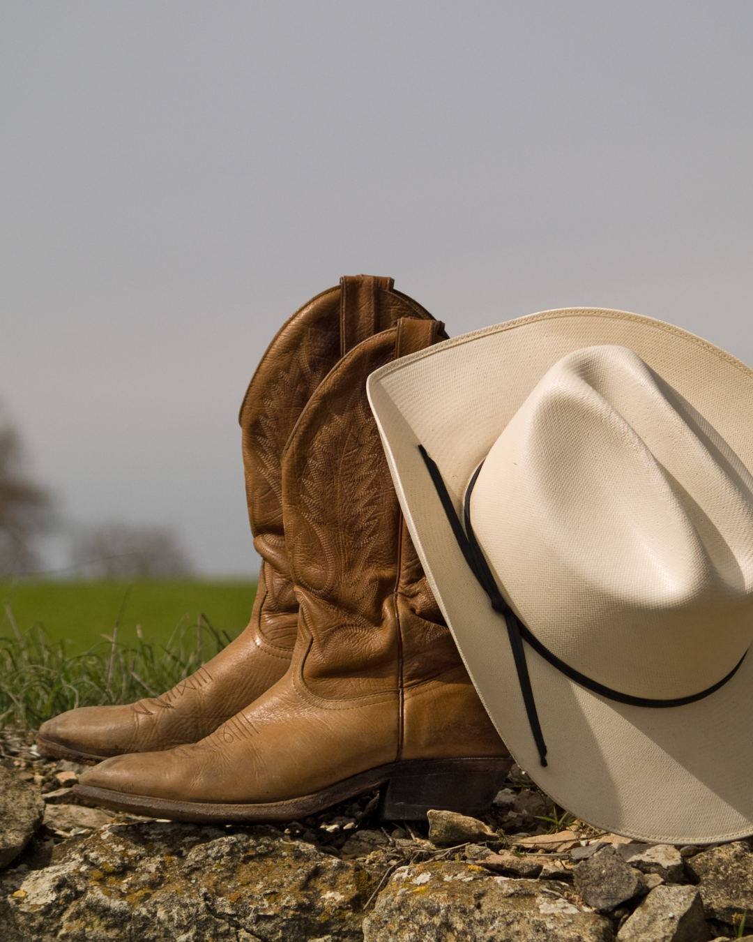 Cowboy Boots and Cowboy Hat