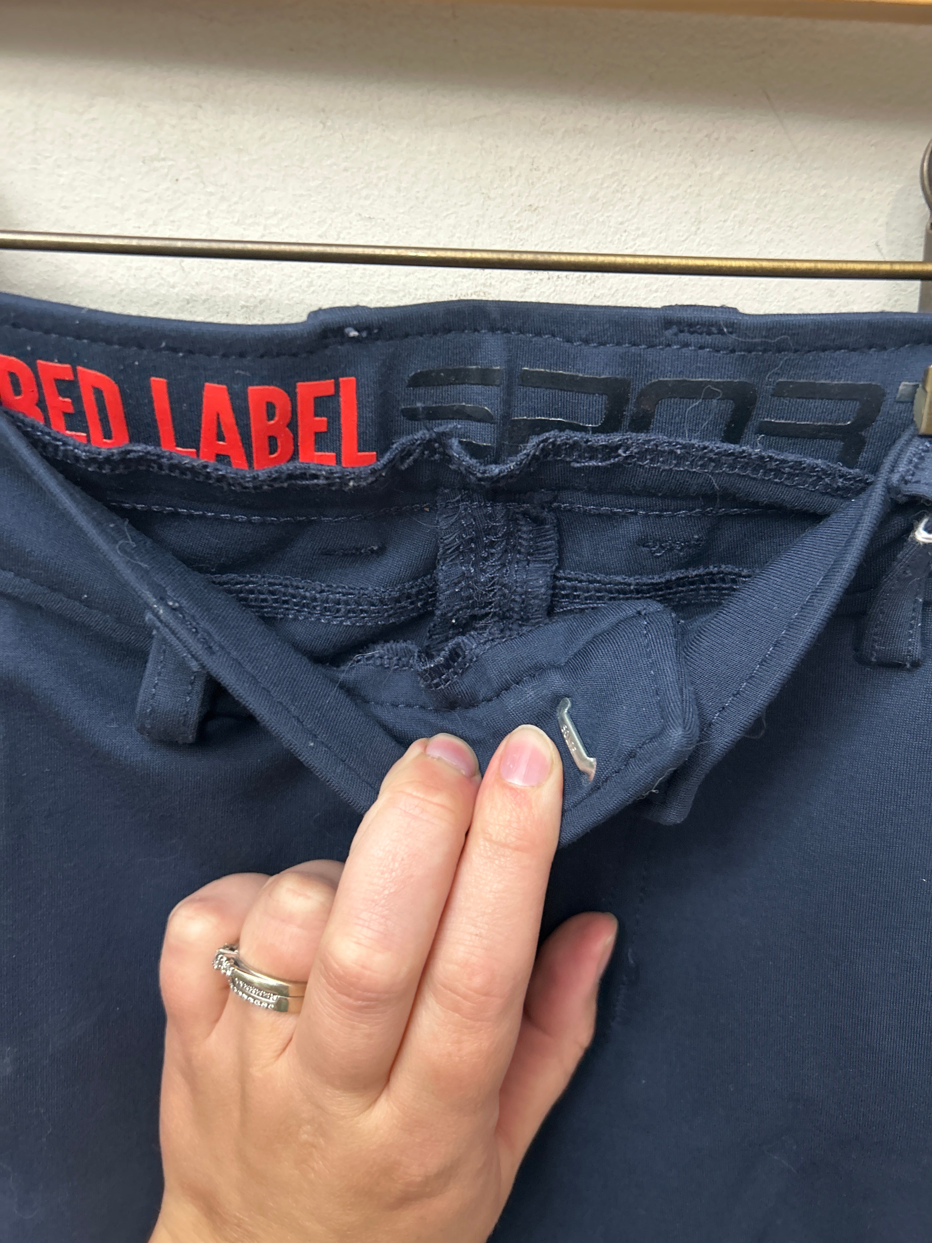Elation Red Label Sport Navy Kid's Breeches 12