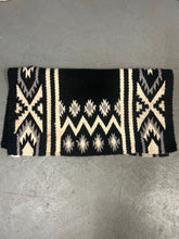 Load image into Gallery viewer, Black, Cream and Grey Western Saddle Blanket
