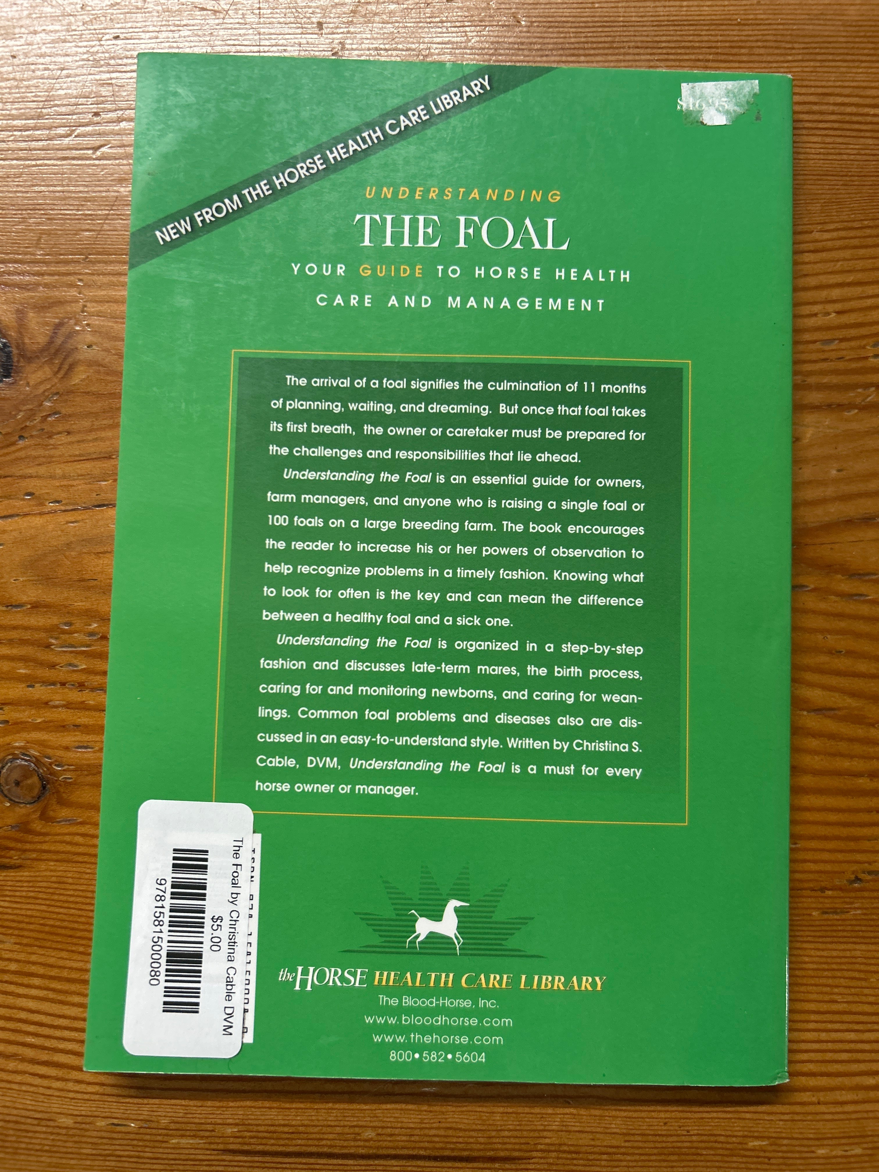 The Foal by Christina Cable DVM