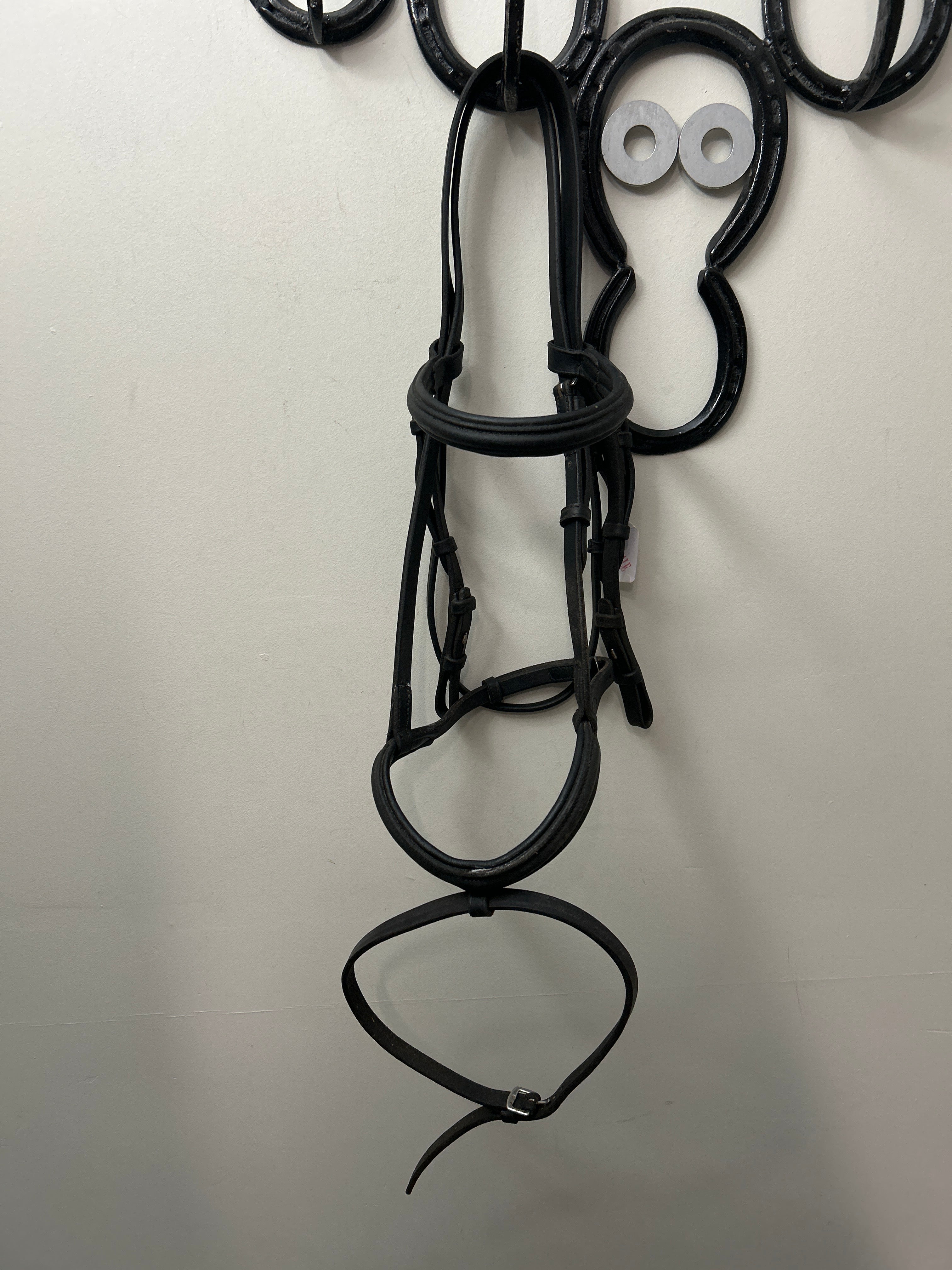 Black Dressage Snaffle Bridle