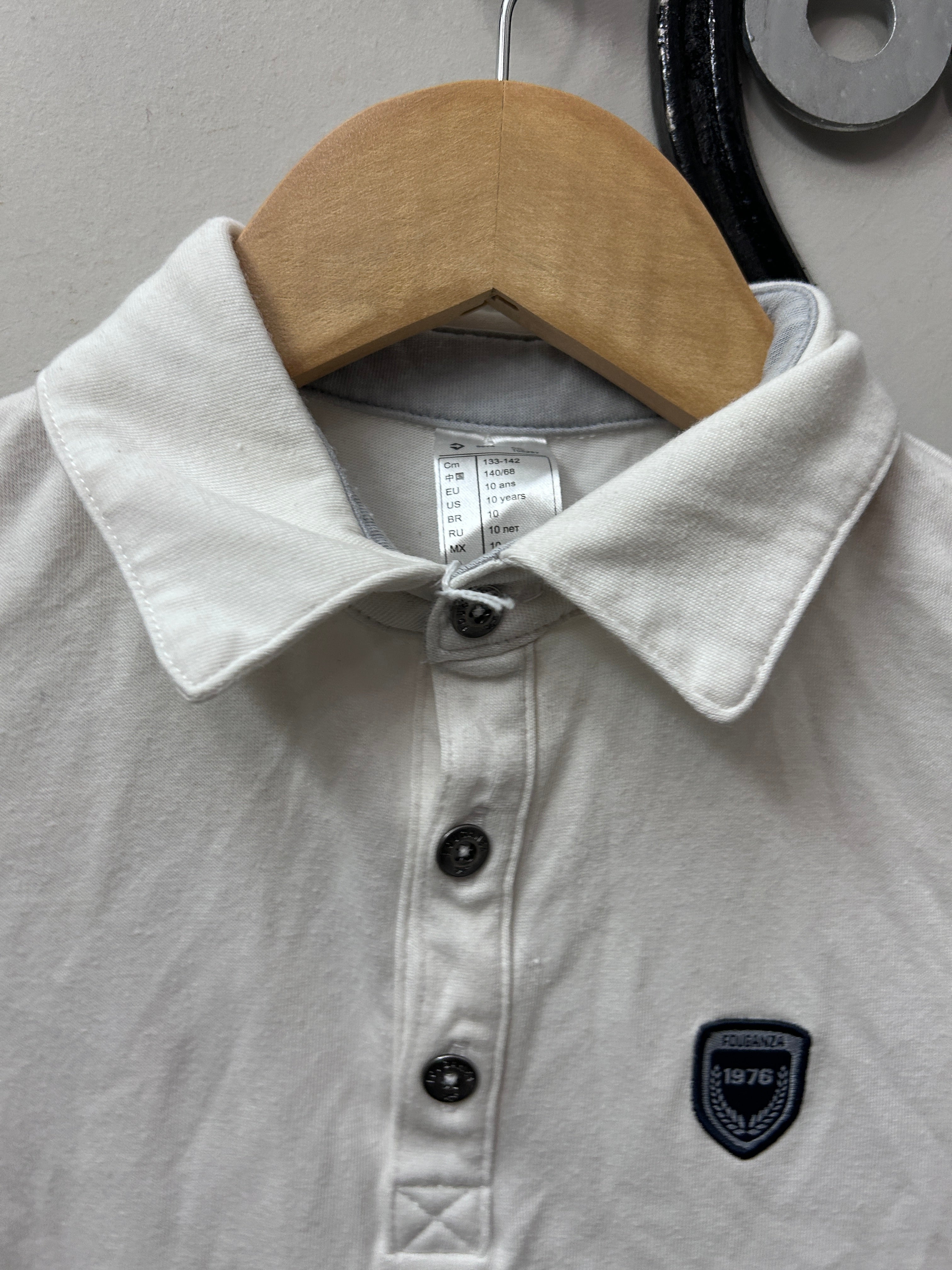 Decathlon Youth White Polo Shirt 10