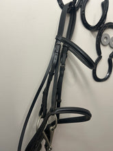 Load image into Gallery viewer, Connemara Black Bridle with Reins
