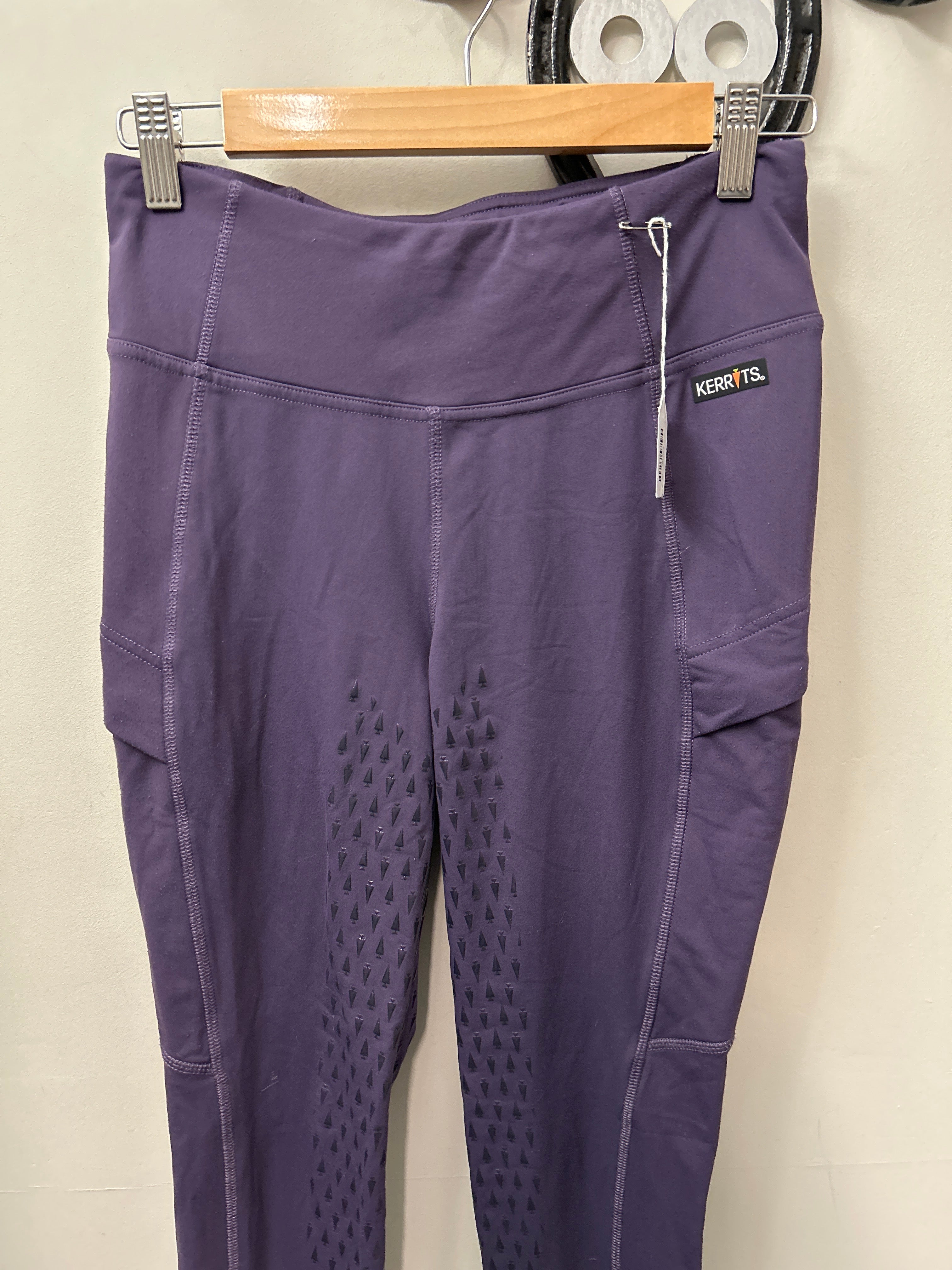 Kerrits Winter Full Seat Purple Riding Tights Small