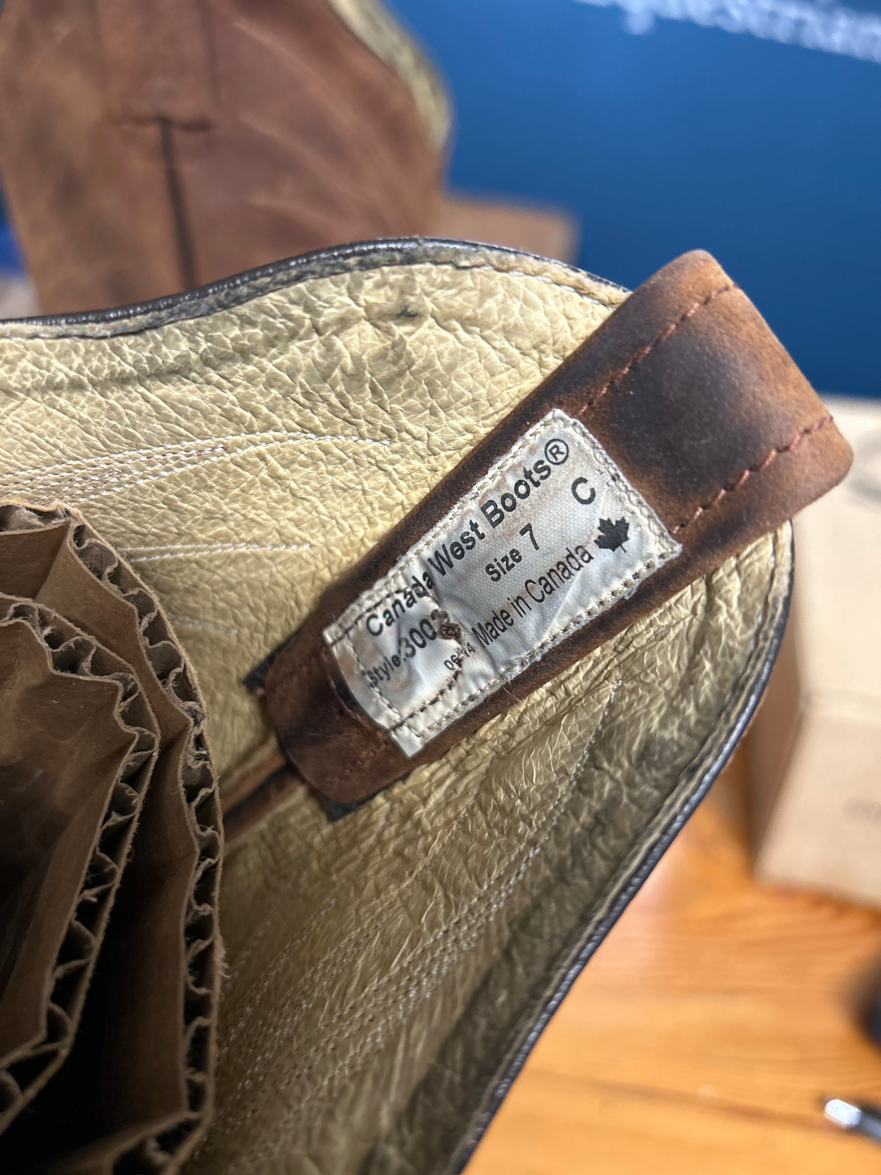 Canada West Cowboy Boots 7