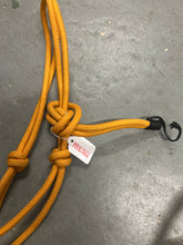 Load image into Gallery viewer, Orange Rope Halter with Lead
