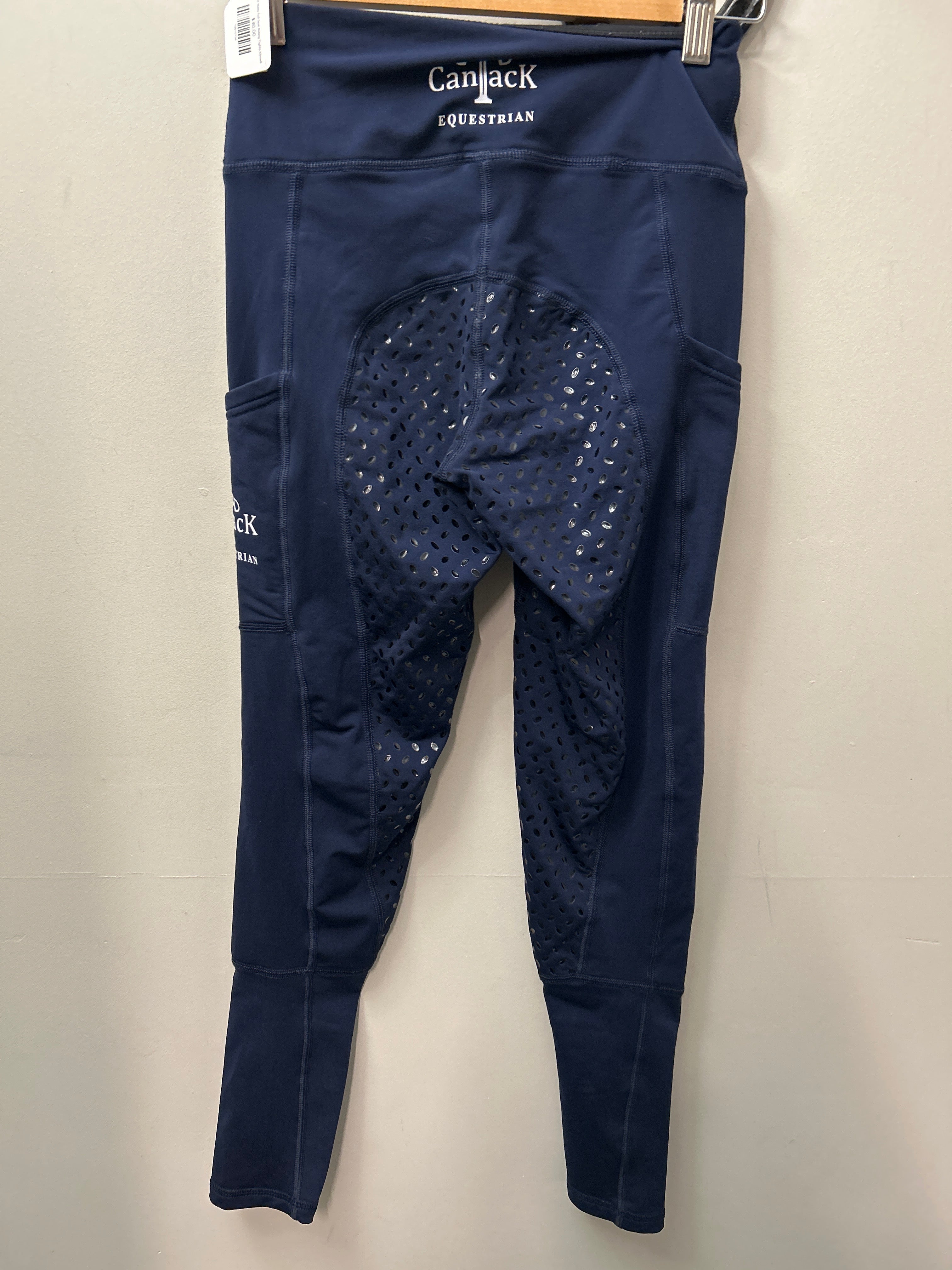 CanTack Navy Full Seat Riding Tights XSmall
