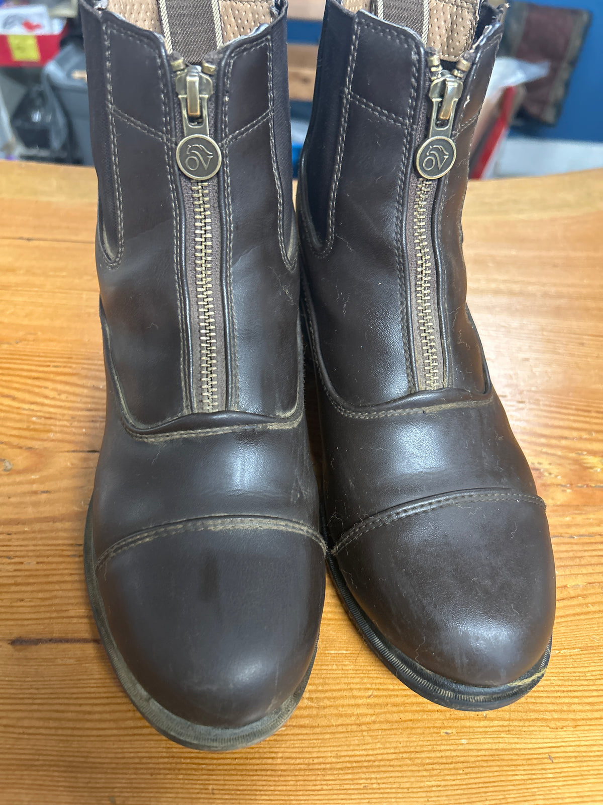 Youth Ovation Quantum Zip Paddock Boots 4
