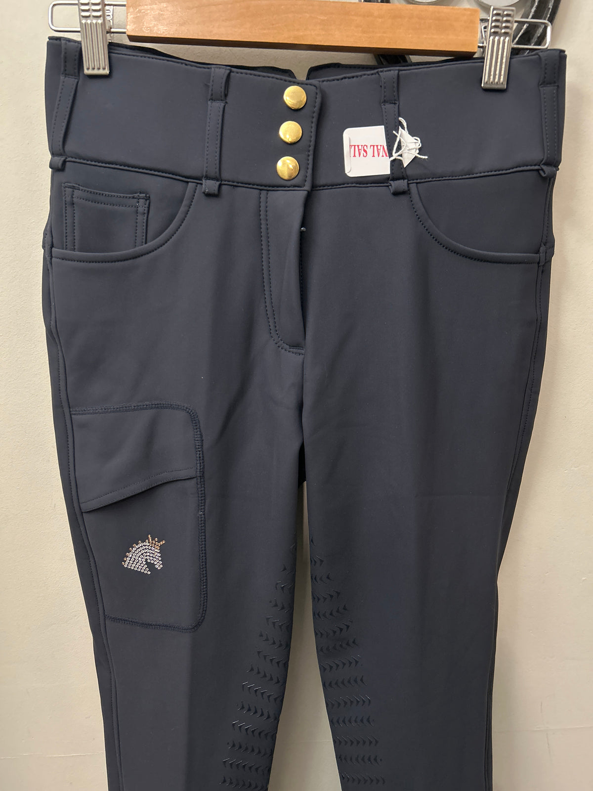 Nikara Winter Navy Full Seat Breeches 26