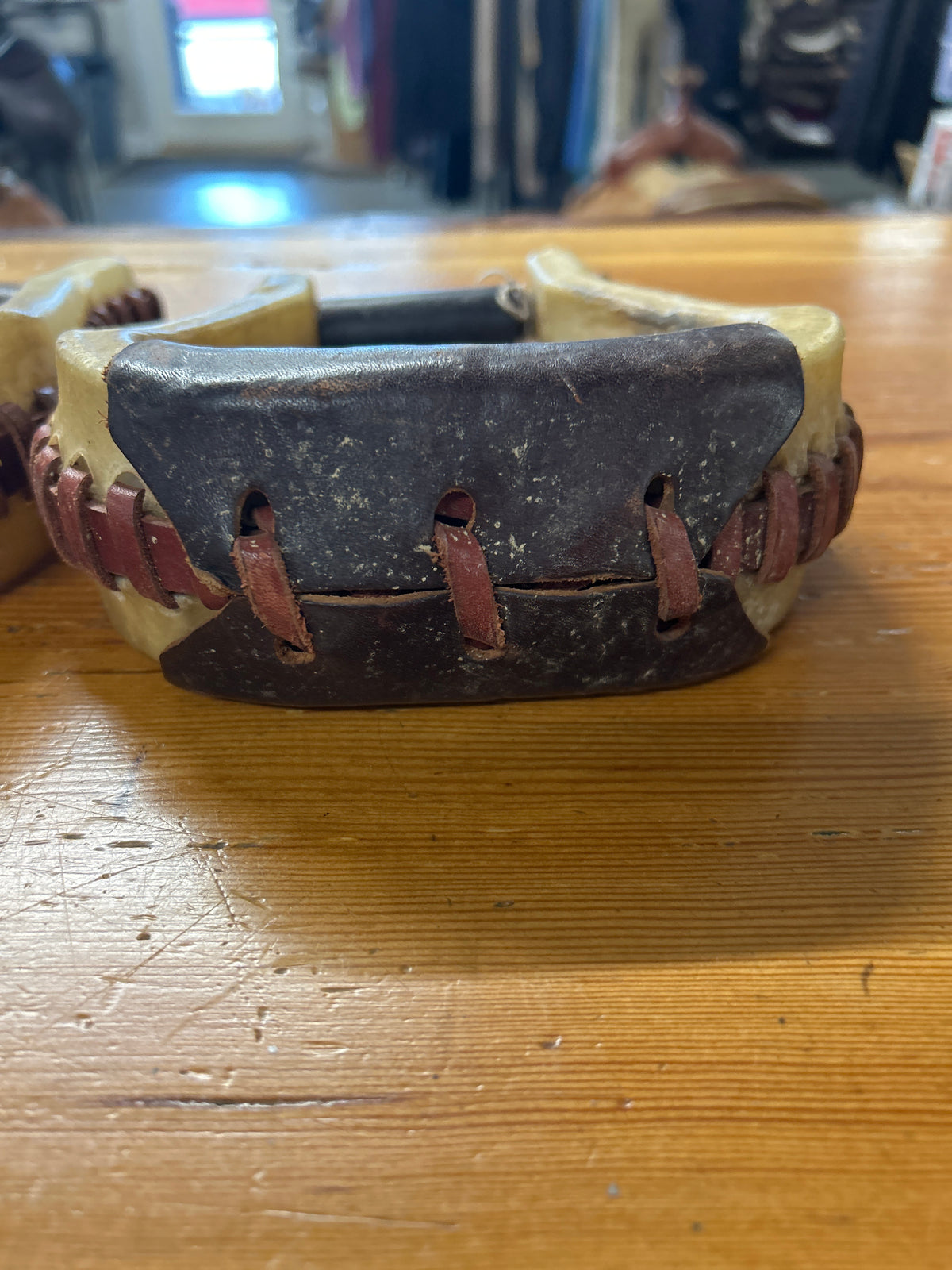 Rawhide Wrapped Western Stirrups