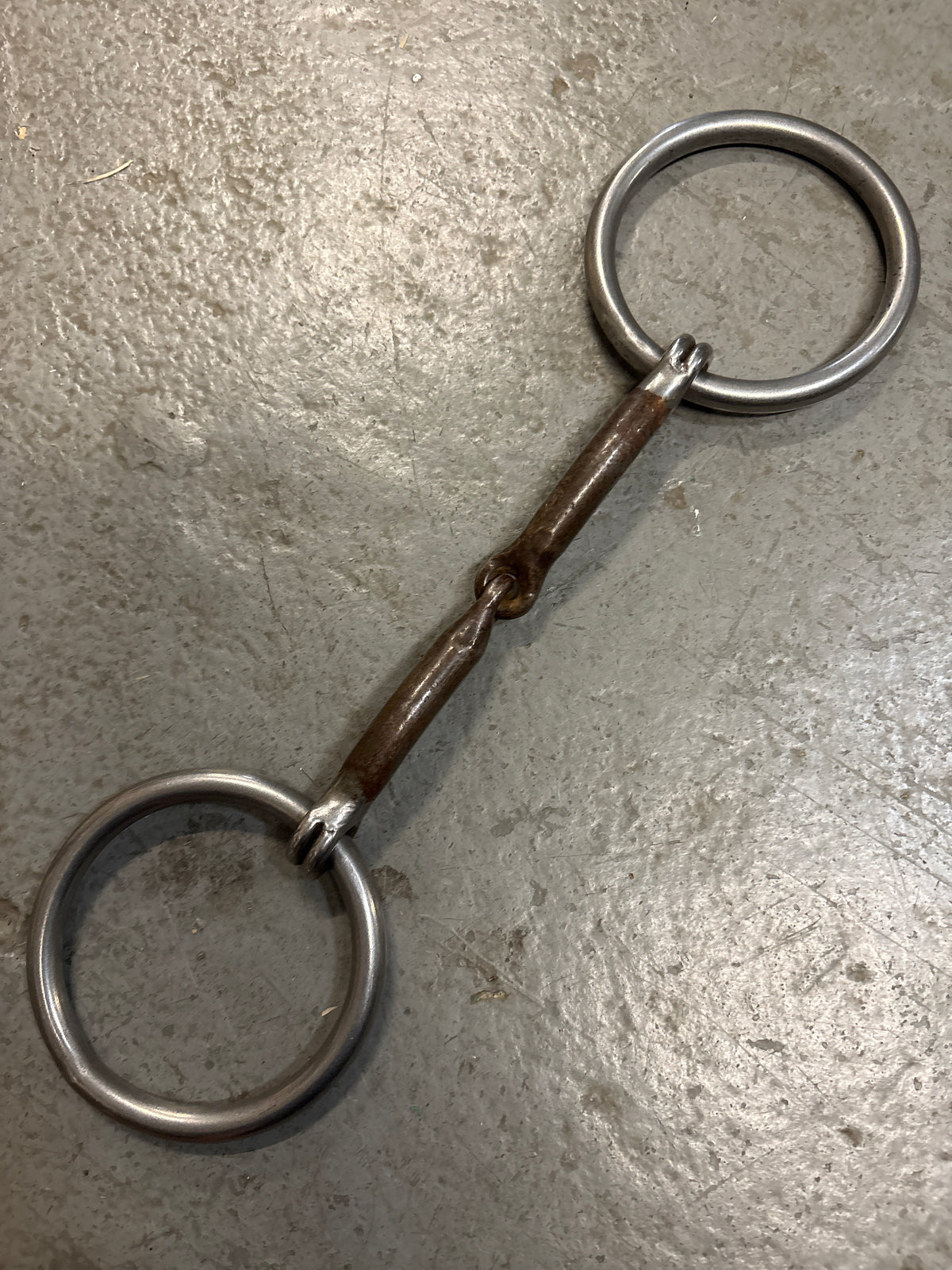 Reinsman Loose Ring Snaffle with Ridges 5"