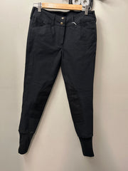 Equine Couture Black Knee Patch Breeches 28