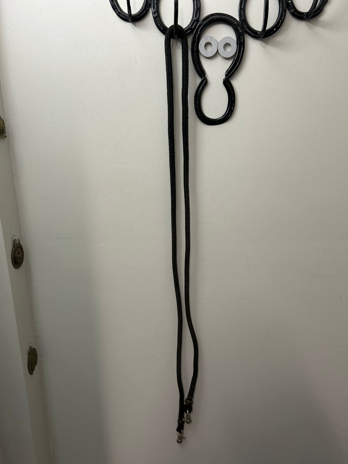 Black Rope Reins with Clips