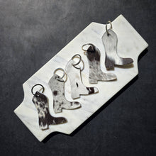 Load image into Gallery viewer, Ranchers Closet Genuine Cowhide Boot Keychain
