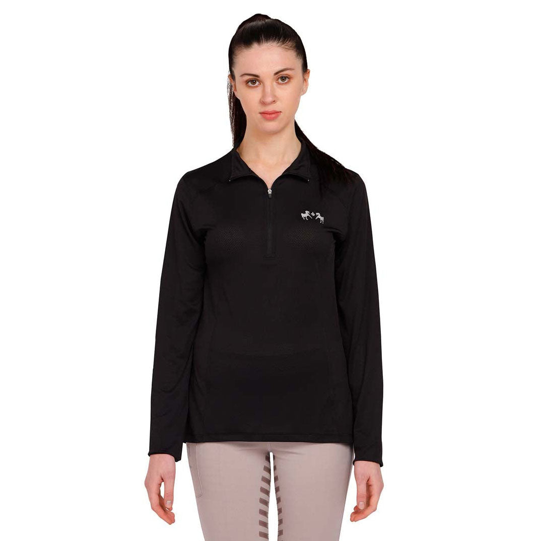 Equine Couture Cavaletti Sun Shirt Large-Riding Shirts-Consignment-Evolution Equestrian Co.