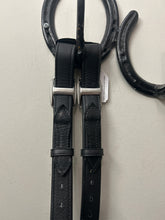 Load image into Gallery viewer, Stubben Mono Bonded Black Leathers
