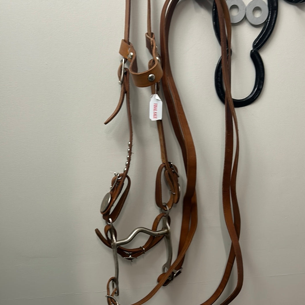Western Headstall with Reins