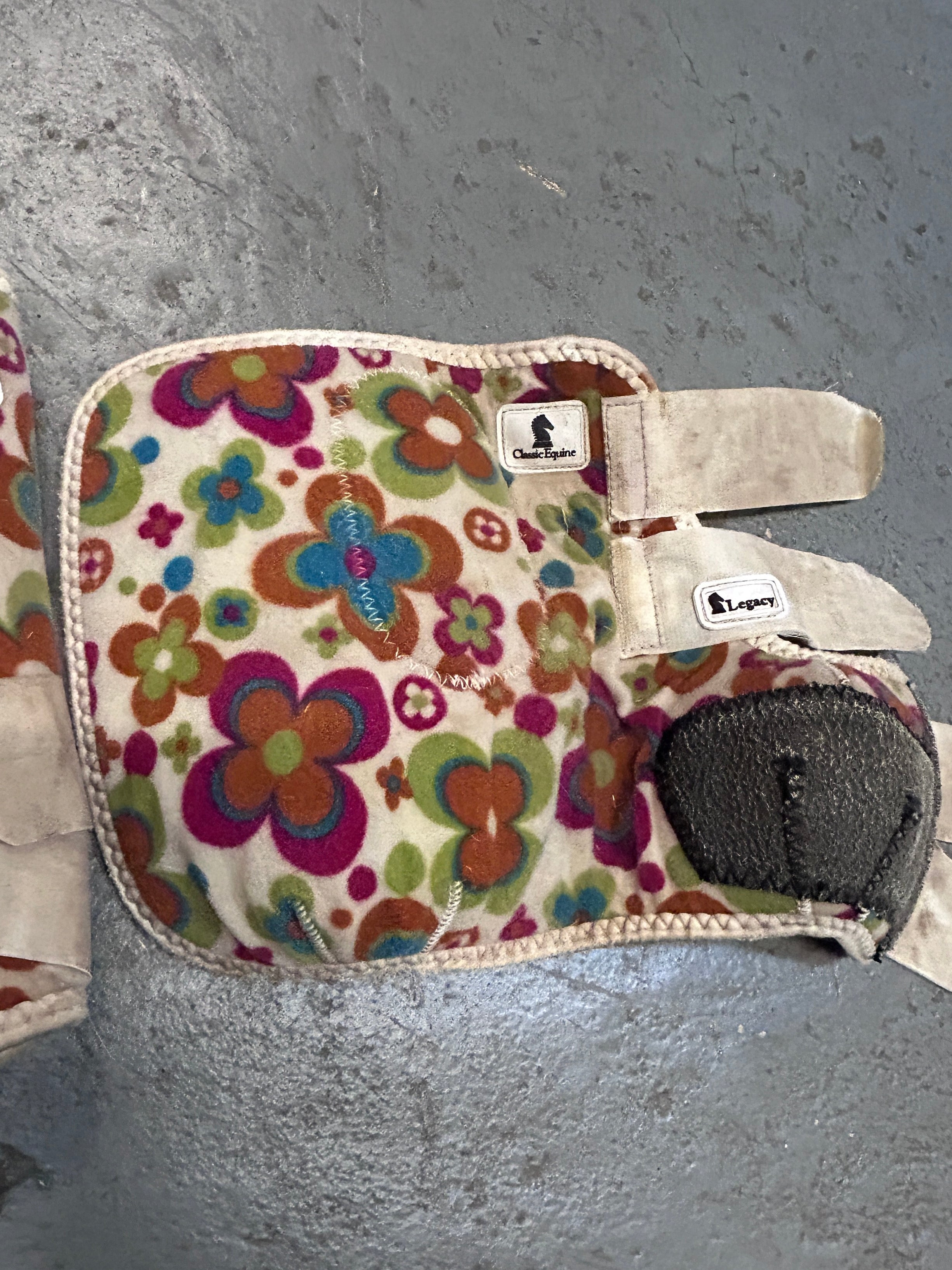 Classic Equine Sport Boots Groovy Flowers Medium