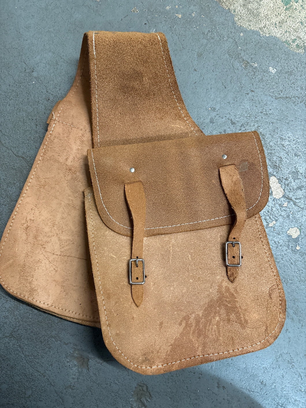 Western Suede Saddle Bags