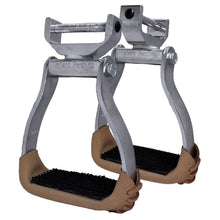 Load image into Gallery viewer, Tough One Aluminum Swivel Stirrups 2.5&quot;
