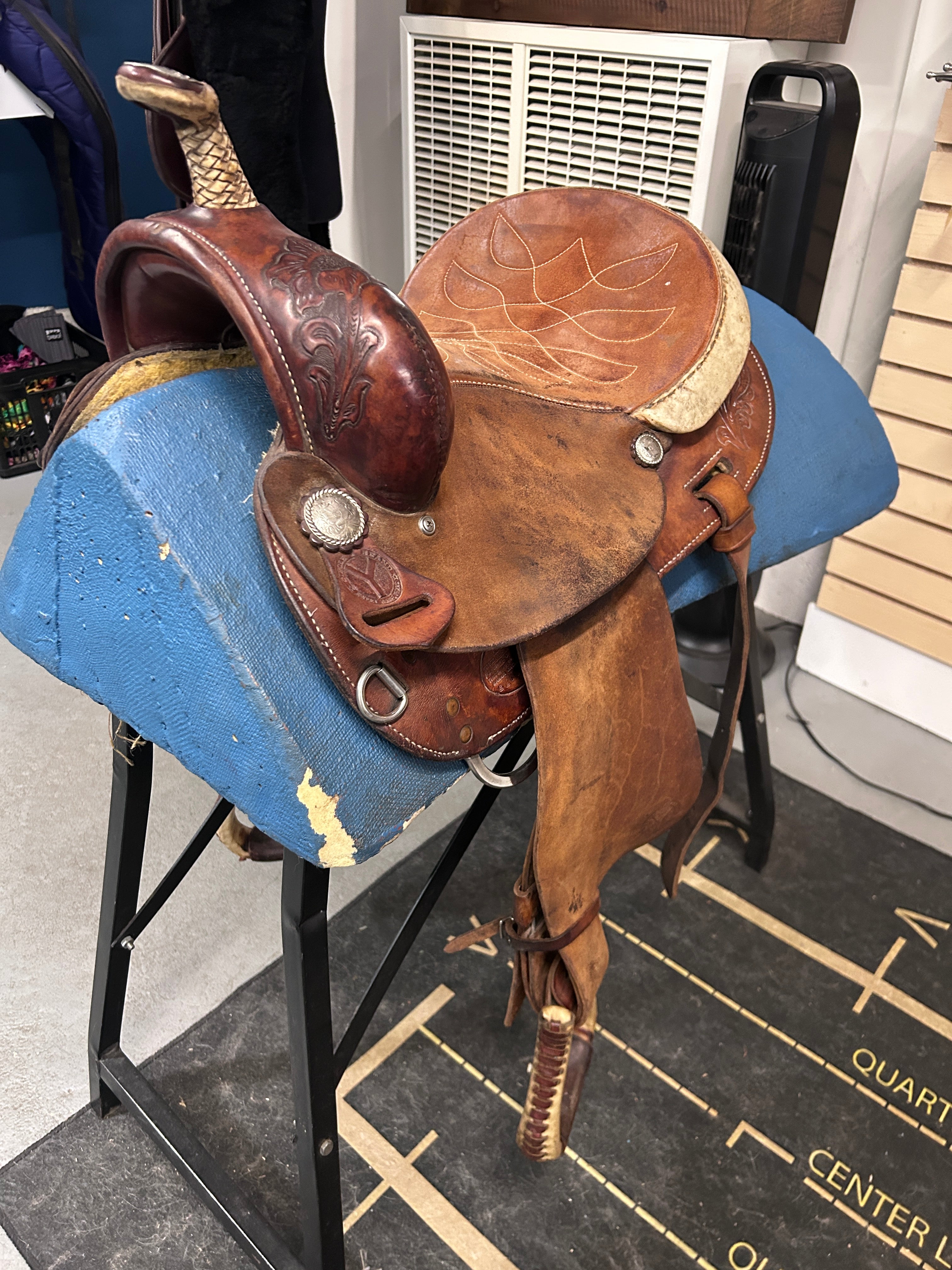14" Circle Y Barrel Saddle-Western Saddle-Consignment-Evolution Equestrian Co.