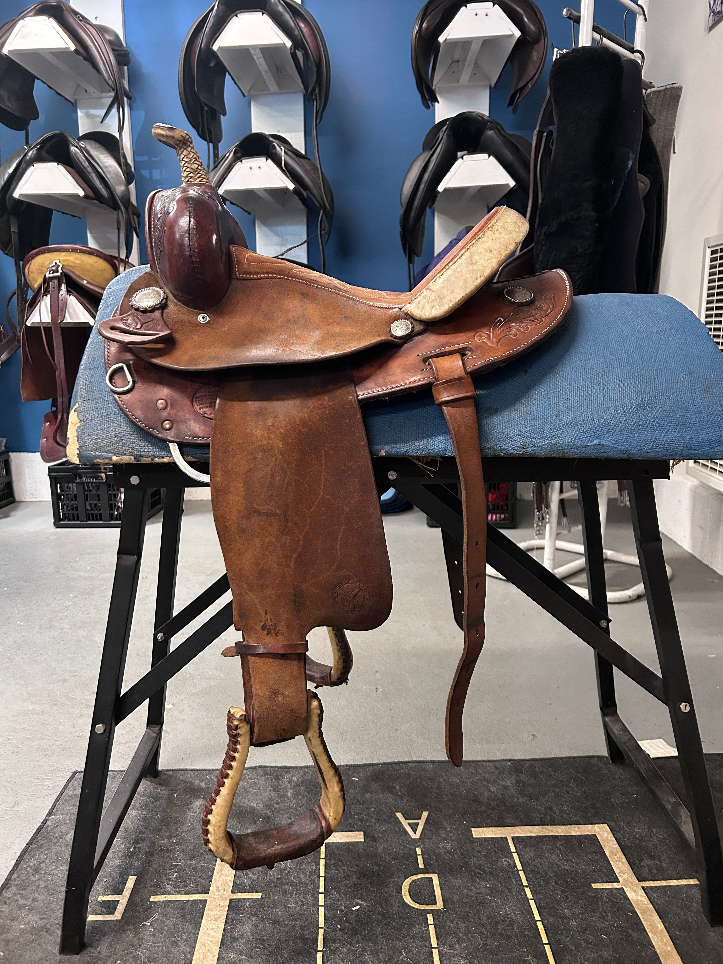 14" Circle Y Barrel Saddle-Western Saddle-Consignment-Evolution Equestrian Co.